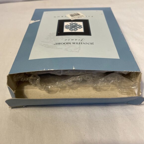 Jennifer Moore Picture Frame Pierced Iron 2 x 3 NIB Vintage Bon Marche Decorativ - Picture 11 of 14